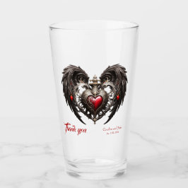 Copo De Pint Um incrível coração gótico