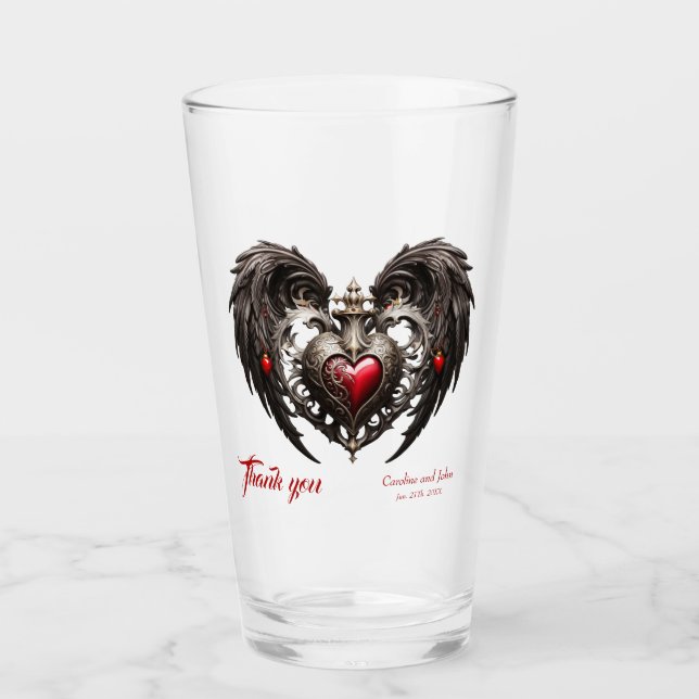 Copo De Pint Um incrível coração gótico (Frente)