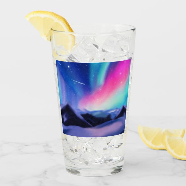 Copo De Pint Um Milhão de Aurora Sonha Vidro (Gelo frontal)