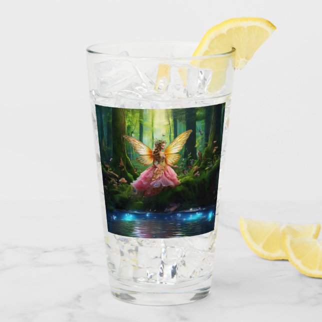 Copo De Pint Uma floresta de fadas mágicas (Gelo traseiro)