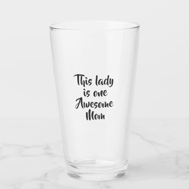 Copo De Pint Uma Mãe Incrível Engraçada (Frente)