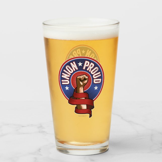 Copo De Pint União Orgulhosa (Frente (Preenchido))