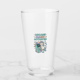Copo De Pint Unicórnio Arcade Magia Ativada Produto Elegante Gr