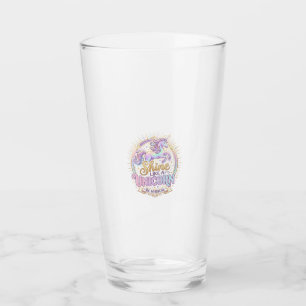 Copo De Pint Unicórnio Brilhe Como um Unicórnio POD Pronto para