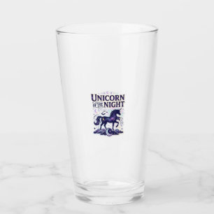 Copo De Pint Unicórnio da Noite Design Gráfico Zazzle Design_