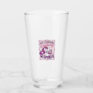 Copo De Pint Unicórnio Nem Todos Merecem Meus Brilhos Elegantes