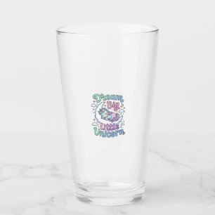 Copo De Pint Unicórnio Sonhe Grande Pequena Ideia de Presente d