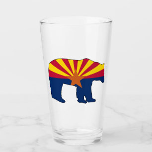 Copo De Pint Urso da Bandeira do Arizona