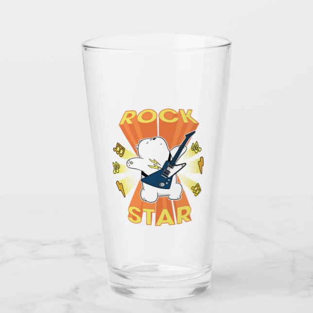 Copo De Pint Urso de Gelo - Estrela de Rock (Frente)