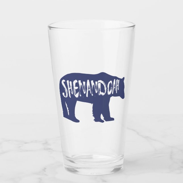 Copo De Pint Urso Nacional do Parque Shenandoah (Frente)
