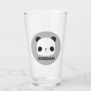 Copo De Pint Urso Panda Bonito com Nome Personalizado