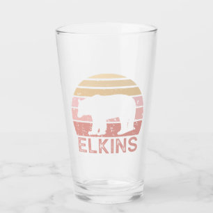 Copo De Pint Urso Retro de Elkins West Virginia