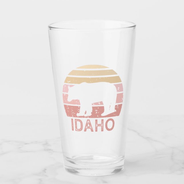Copo De Pint Urso Retroativo Idaho (Frente)