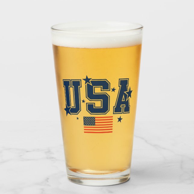 Copo De Pint USA Beer (Frente (Preenchido))
