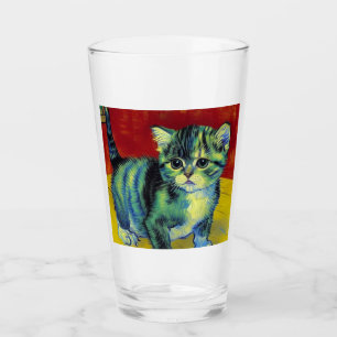 Copo De Pint Van Gogh Tabby Cat