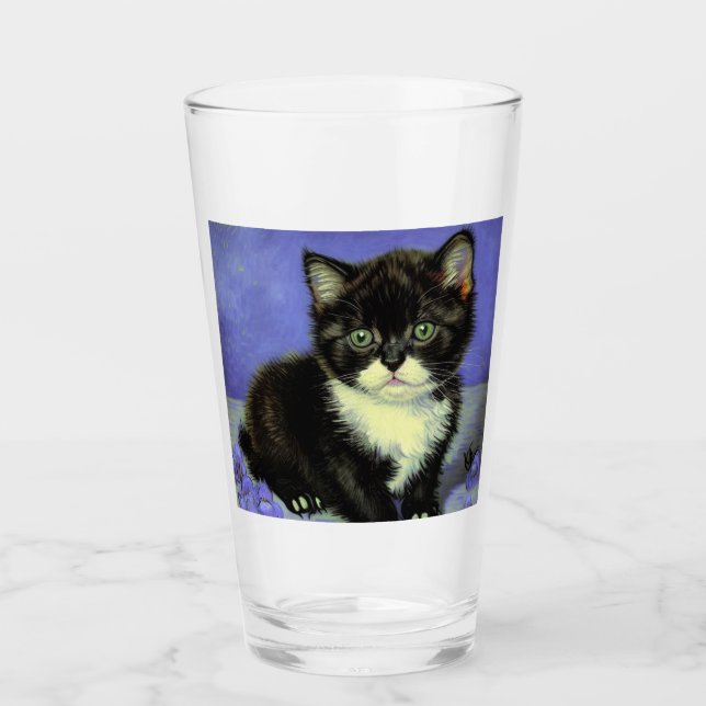Copo De Pint Van Gogh Tuxedo Kitten (Frente)