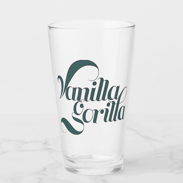 Copo De Pint Vanilla Gorilla Glass Tumbler (Frente)