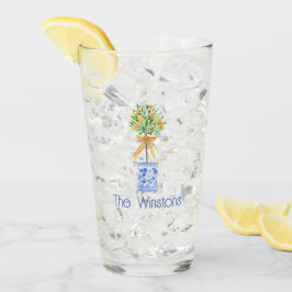 Copo De Pint Variável de Árvore Laranja de Quarela