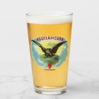Copo De Pint Vaso de cerveza Aguila de Cuba por retrôCharms