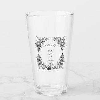 Copo De Pint Vaso de Favor de Casamento Romântico