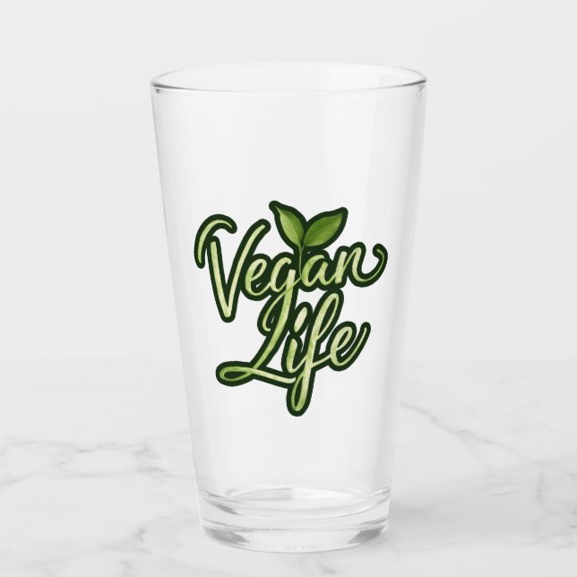 Copo De Pint Vegan Life (Frente)