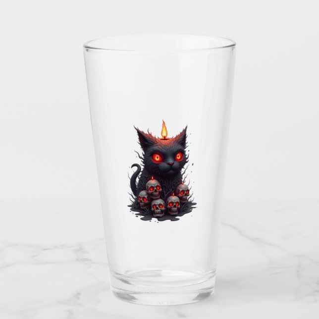 Copo De Pint Vela do Gato Sinistro (Frente)