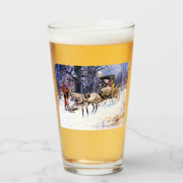 Copo De Pint Velho Natal em Nova Inglaterra (por Charles Russel