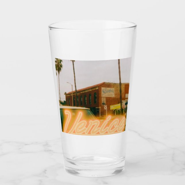 Copo De Pint Venice Beach Retro Print (Frente)