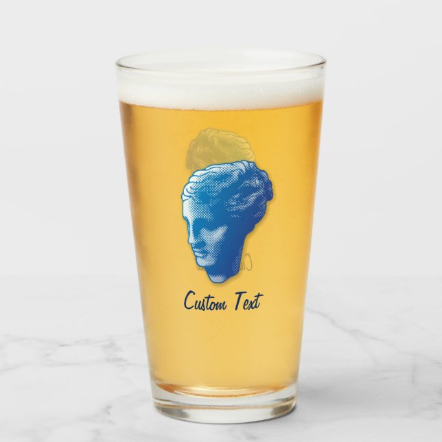 Copo De Pint Venus Head (Frente (Preenchido))