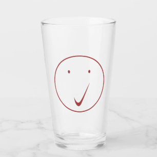 Copo De Pint Verificar face - Tick, Transp/Red.