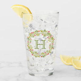 Copo De Pint Vermelho Vermelho Personalizado Berries Verde Folh