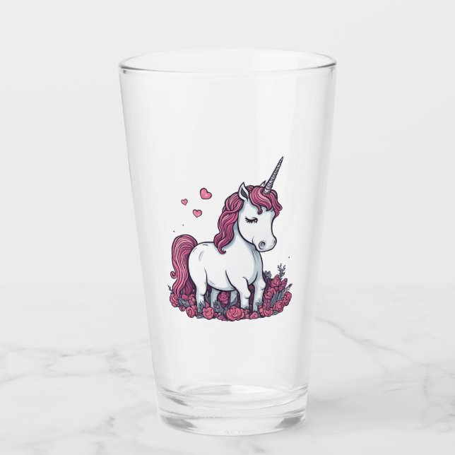 Copo De Pint verre licorne (Frente)