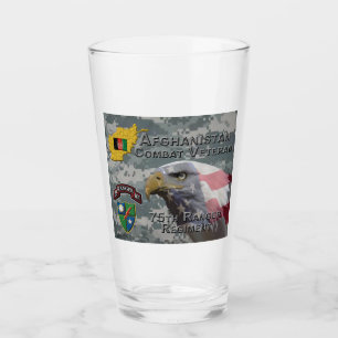 Copo De Pint Veterano de Combate Afegão 75º Regimento Ranger