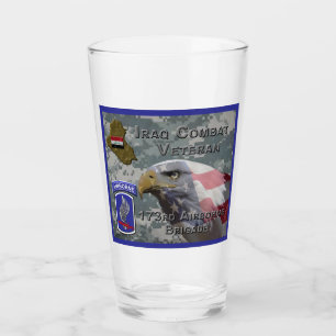 Copo De Pint Veterano de Combate da 173ª Brigada Aerotransporta