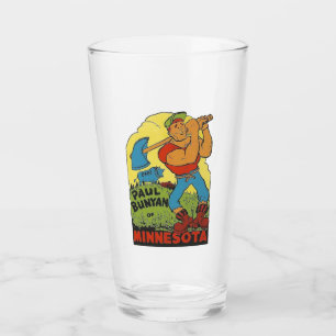 Copo De Pint VIAGENS VINTAGE MINNESOTA - Vidro da pinça