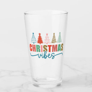 Copo De Pint Víblias de Natal - Design das Árvores de Férias Co