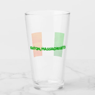 Copo De Pint Vibrações Irlandesas de Boston Massachusetts – Des