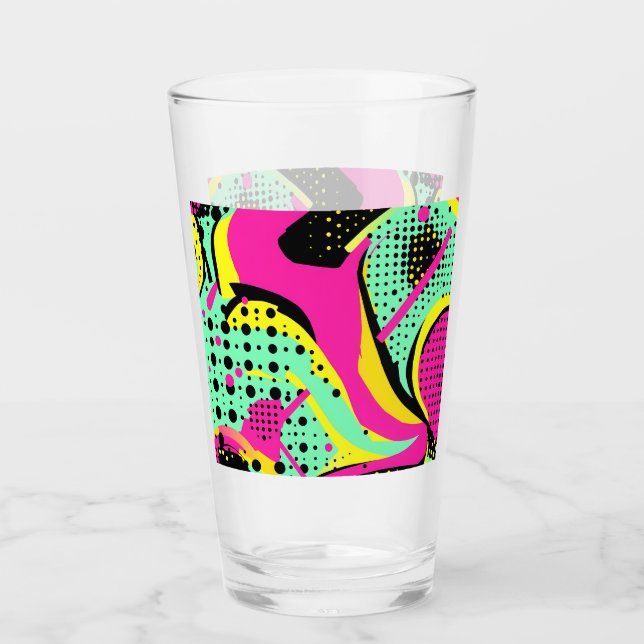 Copo De Pint Vibrant Pop Art  (Frente)