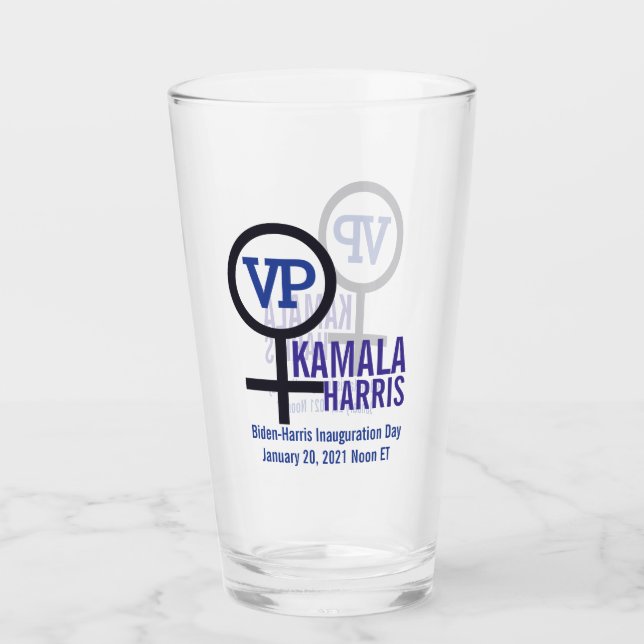 Copo De Pint Vice-Presidente Kamala Harris VP (Frente)