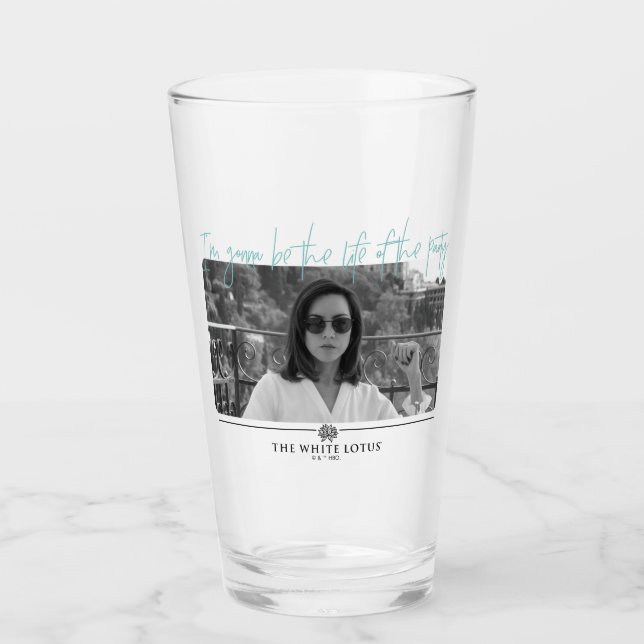 Copo De Pint Vida do Partido - O Lotus Branco (Frente)