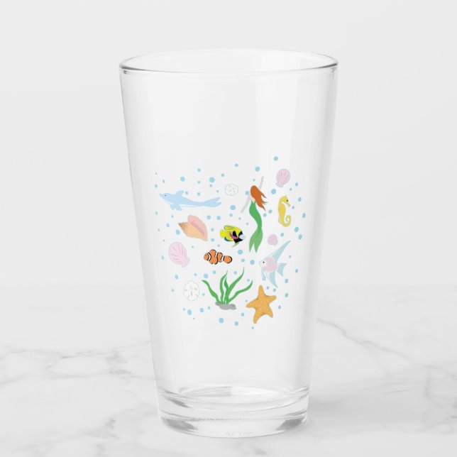 Copo De Pint Vida Oceânica (Frente)