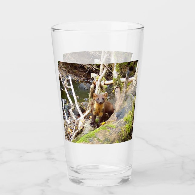 Copo De Pint Vida Selvagem Florestal de Marta-Pine Personalizáv (Frente)