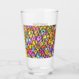 Copo De Pint Vidro 021 - GATOS - happy hour