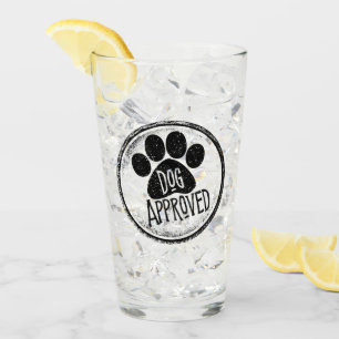 Copo De Pint Vidro aprovado por cão