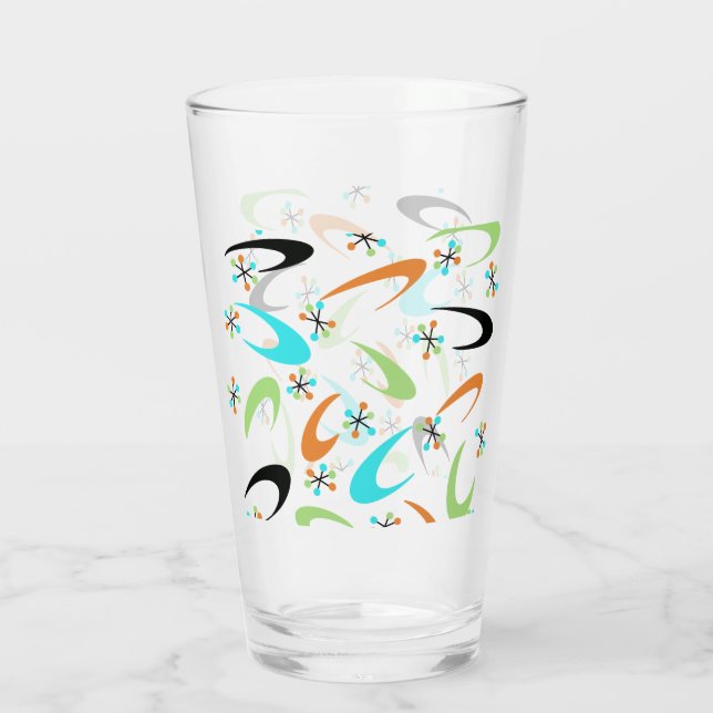 Copo De Pint Vidro Atômica do século médio (Verso)