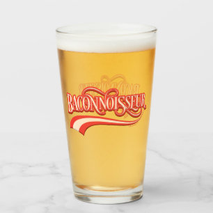 Copo De Pint Vidro baconnoisseur (amante do bacon)