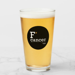 Copo De Pint vidro cancer