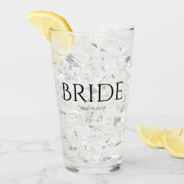 Copo De Pint Vidro Clássico do Tumbler Bride