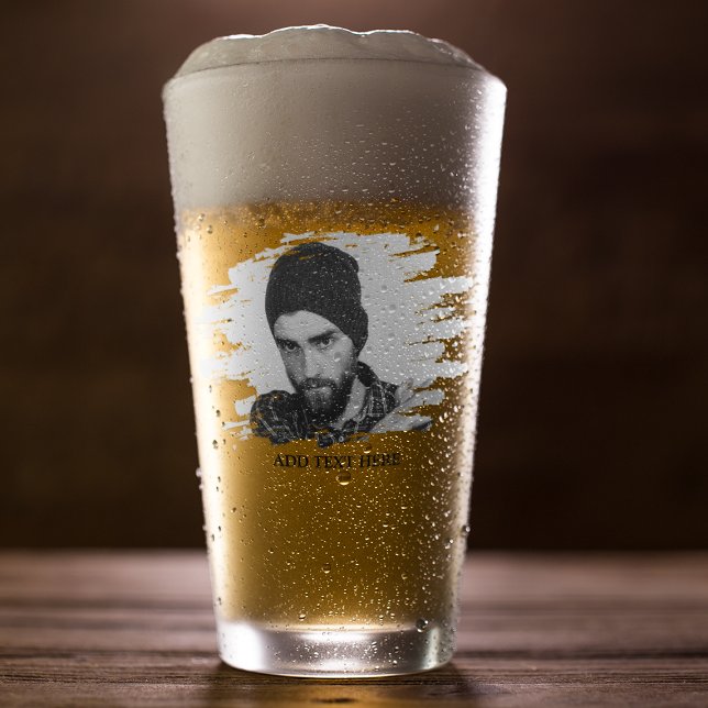 Copo De Pint Vidro com Efeito de Foto Gravada Personalizado Mod (Criador carregado)