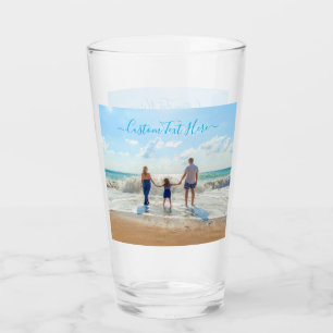 Copo De Pint Vidro com Foto e Texto Personalizado